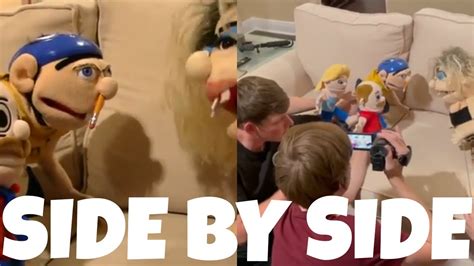 SML Movie: Jeffy's Parents! Behind the Scenes and Original Video! | Side by Side! - YouTube