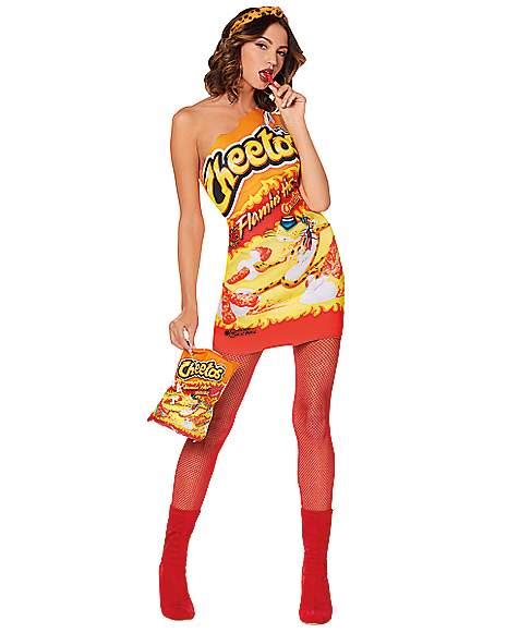 Adult Flamin' Hot Cheetos Dress Costume - Spirithalloween.com