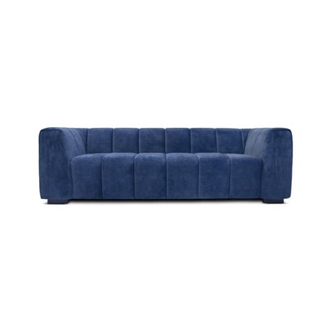 Fossano 3 Seater Sofa Loft Blue – IDdesign Oman