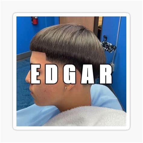 "Edgar haircut meme" Sticker by MemeDesignsEu | Redbubble