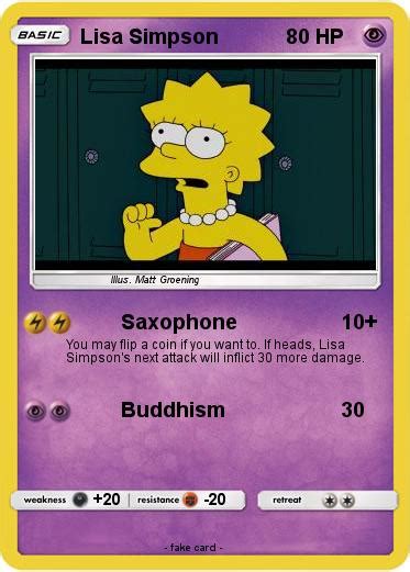 Pokémon Lisa Simpson 116 116 - Saxophone - My Pokemon Card