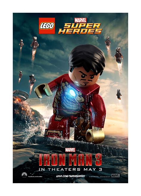 Iron Man 3 Lego poster | Lego iron man, Lego marvel super heroes, Lego super heroes