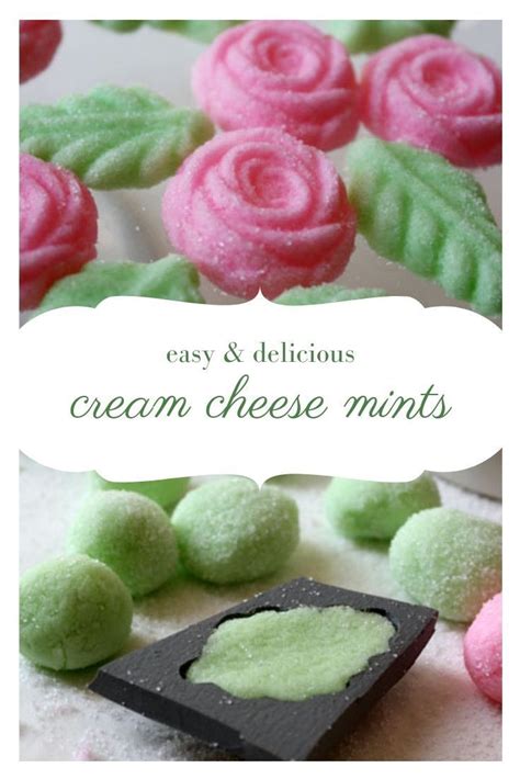 Cream Cheese Mints #creamcheeserecipes How to make classic cream cheese mints. An easy ...