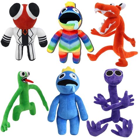 Rainbow Friends Monster Plush Horror Game Stuffed Toys Blue Green ...