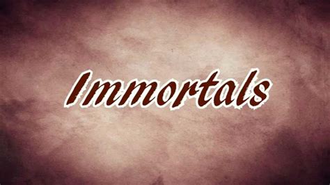 Fall Out Boy - Immortals (Lyrics) - YouTube