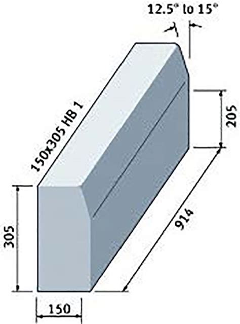 Standard Kerb Size