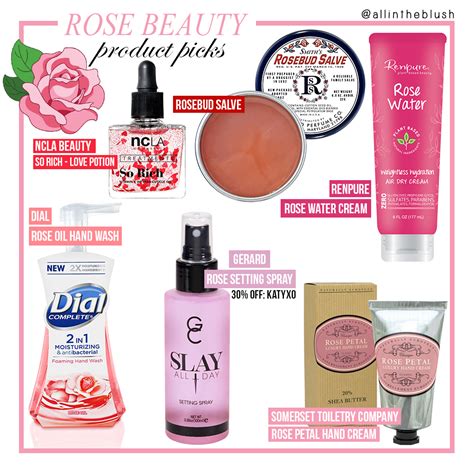 My Favorite Rose Beauty Products - All In The Blush