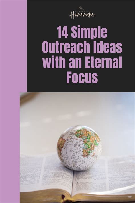 14 Simple Outreach Ideas with an Eternal Focus - Thankful Homemaker