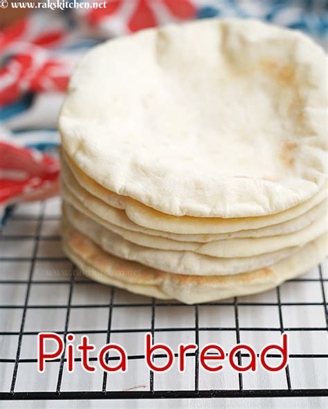 Homemade Pita bread recipe - Raks Kitchen