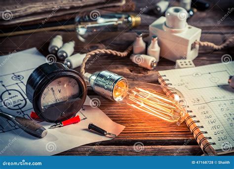 Examination of Current and Light Bulbs in Physics Laboratory Stock ...