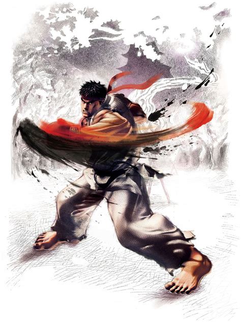 Ryu Art - Super Street Fighter IV Art Gallery | ゲームアート, 美術工芸品, ストリートファイター