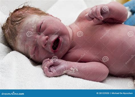 Newborn Baby First Cry After Birth Royalty-Free Stock Image ...