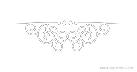 Free Printable Ornamental Border Stencils 6 Designs