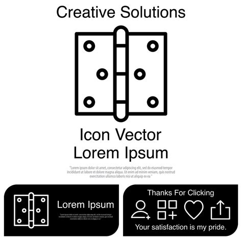 Hinge Icon EPS 10 8989957 Vector Art at Vecteezy