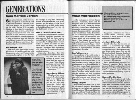 Storylines | Generations Wiki | Fandom