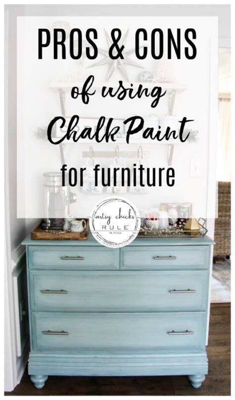 Pros and Cons of Chalk Paint For Furniture (and some of my favorite makeovers!) - Artsy Chicks Rule®