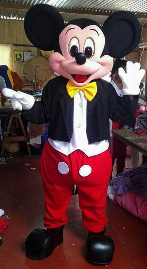 Mickey Mouse Costume With Head - Costume