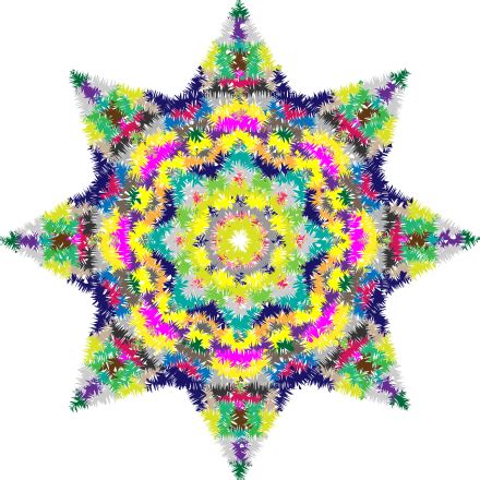 Colorful Star Pattern Clip Art Image - ClipSafari