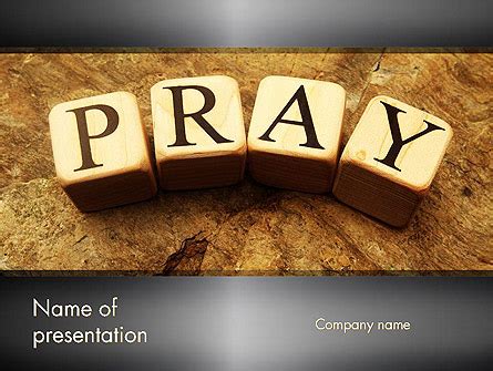 Time to Pray Presentation Template for PowerPoint and Keynote | PPT Star