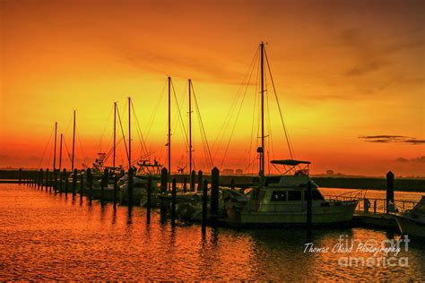 Colorful Marina Sunrise Photograph by Tom Claud - Pixels