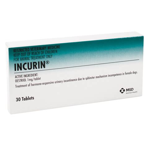 Incurin 1mg Tablets 30 Pack | Buy Online from Vet Post NZ | Fast Delivery