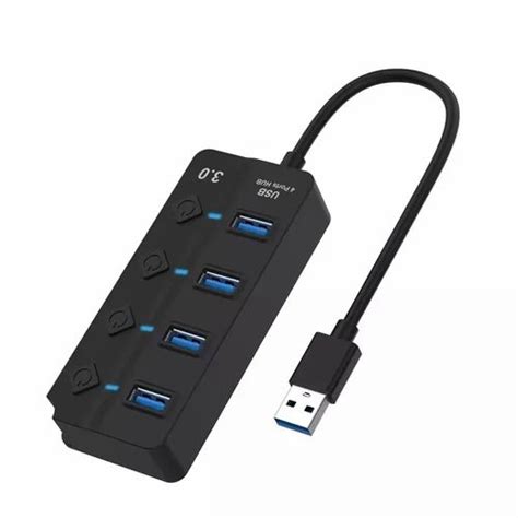 Usb Hub 3.0 4 Port 4 Switch, Black at Rs 240/piece in Ahmedabad | ID: 2852449826412