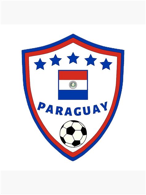 "Paraguay Football Team" Poster for Sale by Footballunite | Redbubble