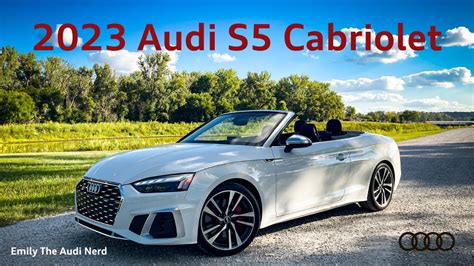 The Perfect Weekend Convertible: The 2023 Audi S5 Cabriolet - YouTube