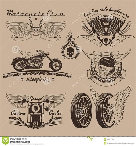 Classic Motorcycle Clipart From Behind