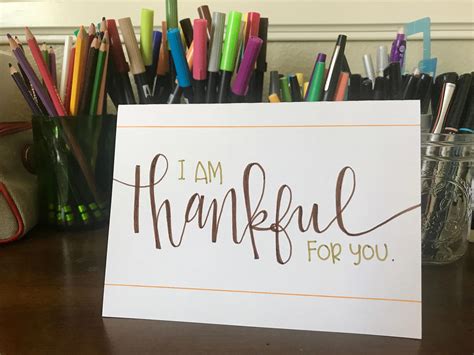 I Am Thankful For You by stonedonut Thanksgiving card | Etsy