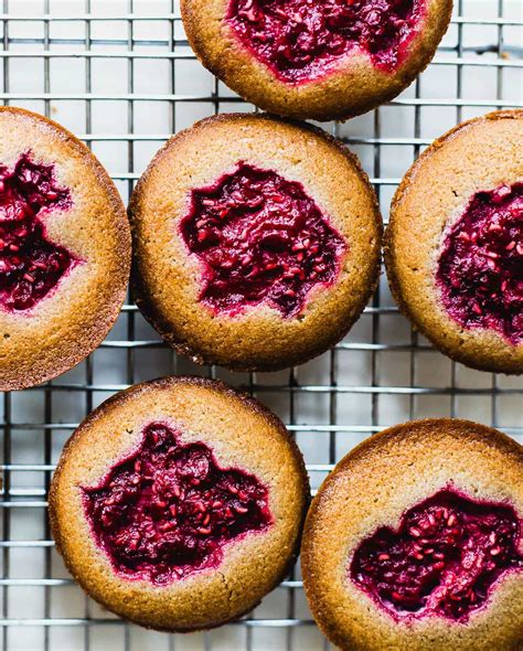 Gluten-Free Raspberry Financiers (cakelets)