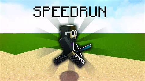 Minecraft Speedrun WORLD RECORD! - YouTube