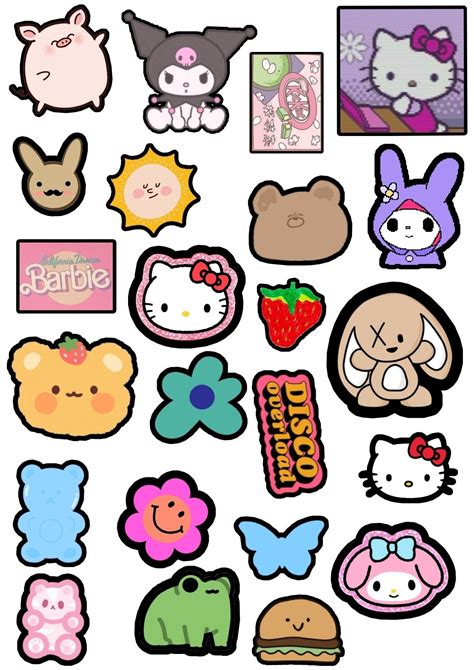 sticker printable free | Pegatinas bonitas, Garabatos lindos, Artesanías de hello kitty