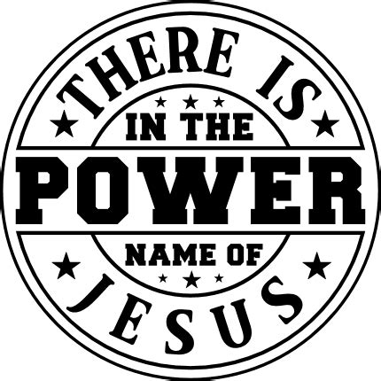 there is power in the name of jesus, christian - free svg file for members - SVG Heart