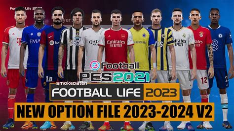 SMOKE PATCH FOOTBALL LIFE OPTION FILE SEASON 2023-2024 V2 - YouTube