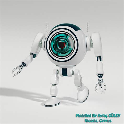 Funny Robot 3D model rigged | CGTrader