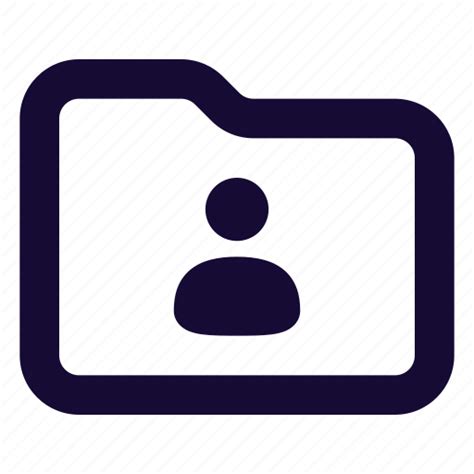 Folder, user icon - Download on Iconfinder on Iconfinder