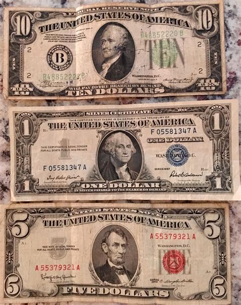 My small collection of US paper currency I've found in circulation. $10 ...