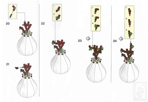 Brickfinder - LEGO Peach Flower Pot Instructions!