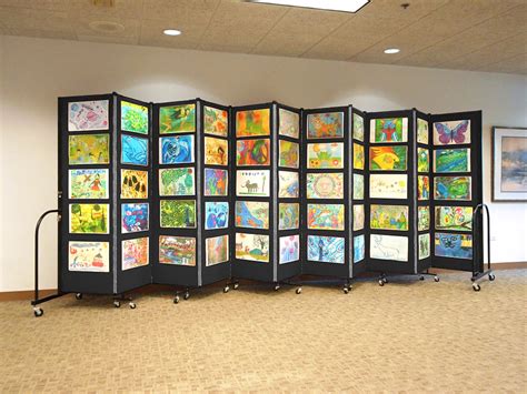 Affordable Education Art Display System | Screenflex Room Dividers