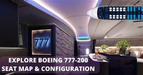 Boeing 777-200 Seat Map With Airline Configuration