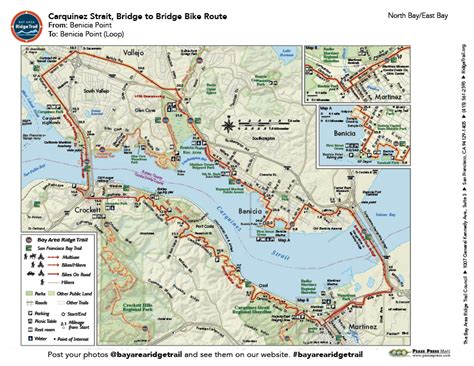 Carquinez Strait, Bridge to Bridge Bike Route - Bay Area Ridge Trail