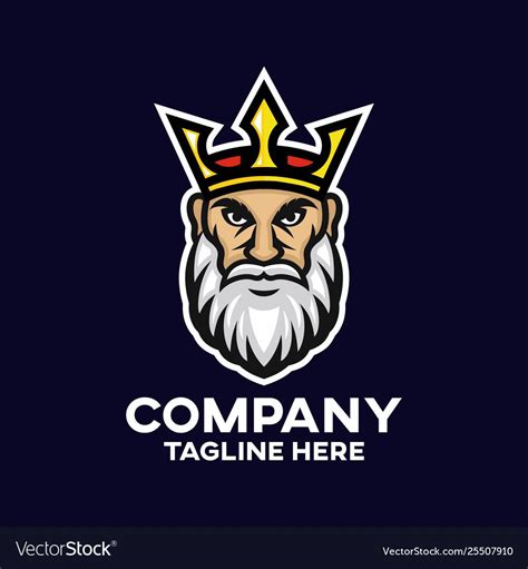 Modern king logo Royalty Free Vector Image - VectorStock , #AFF, #logo, #Royalty, #Modern, #king ...