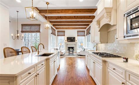 Wood Beam Kitchen Ceiling | Exposed Beams In The Kitchen