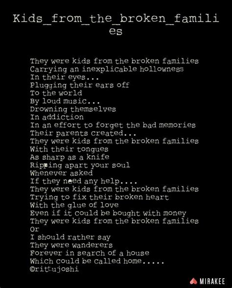 #life#broken_families#kids#poetry#hritu_joshi | Poetry for kids, Broken ...