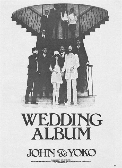 John Lennon & Yoko Ono - Wedding Album - 1969 | John lennon yoko ono ...