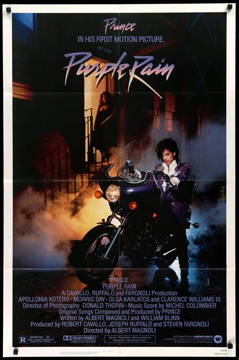 Purple Rain (1984) Original One-Sheet Movie Poster - Original Film Art - Vintage Movie Posters