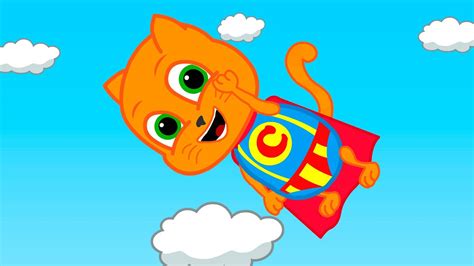 Cats Family in English - Super Cat Flies to Good Deeds Animation 13 ...