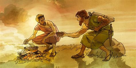 Jacob and Esau | Illustrated Bible Story | Church | Pinterest