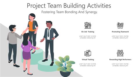 Project Team Building Activities PowerPoint Template Free Download